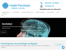 Tablet Screenshot of insightpsicologia.net